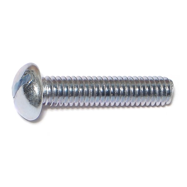 Midwest Fastener 5/16"-18 x 1-1/2 in Slotted Round Machine Screw, Zinc Plated Steel, 10 PK 60344 - main